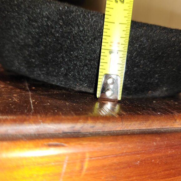 Vintage Peachbloom Velour Pillbox Hat *READ* - Picture 11 of 15